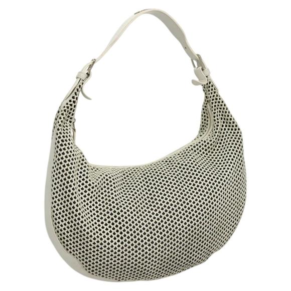 Christian Dior Shoulder Bag Leather White Auth MY419 - Picture 1 of 16